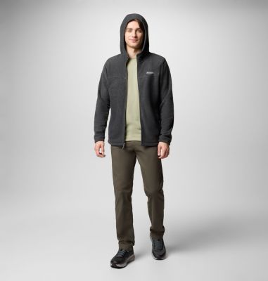 Men's Steens Mountain Full Zip Fleece Hoodie, Color: Charcoal Heather, image 14