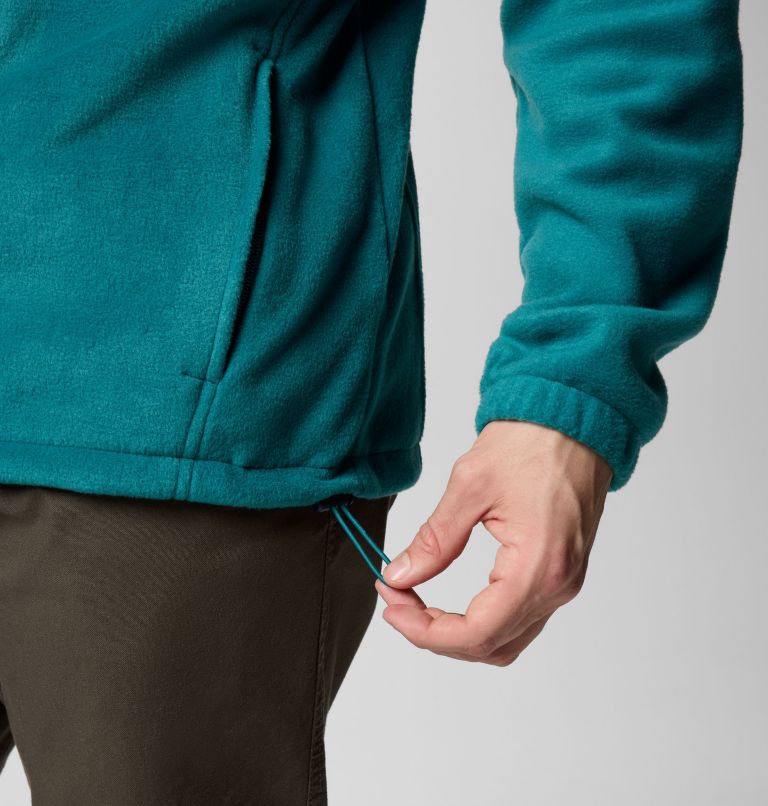 Men's Steens Mountain Full Zip Fleece Hoodie, Color: River Blue, image 6
