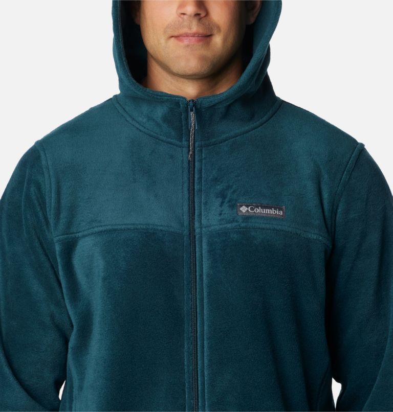 Men's Steens Mountain Full Zip Fleece Hoodie, Color: Night Wave, image 4