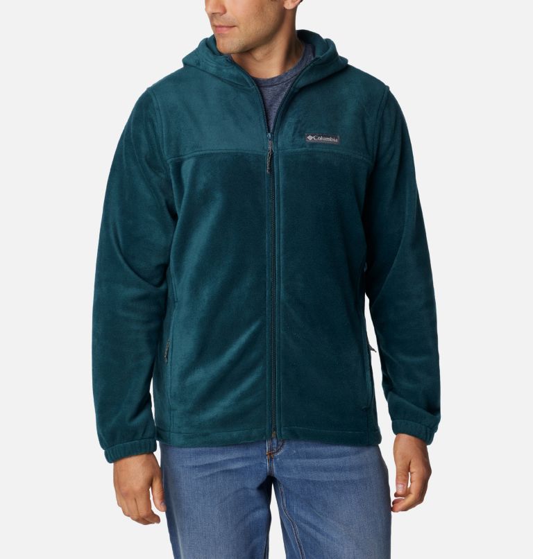 Men's Steens Mountain Full Zip Fleece Hoodie, Color: Night Wave, image 1
