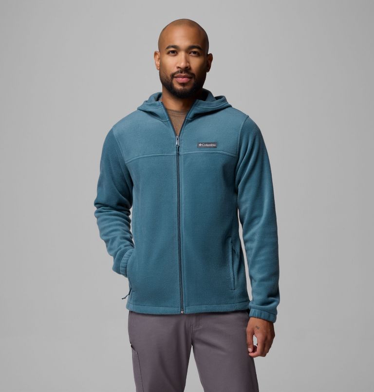 Men's Steens Mountain Full Zip Fleece Hoodie, Color: Everblue, image 1
