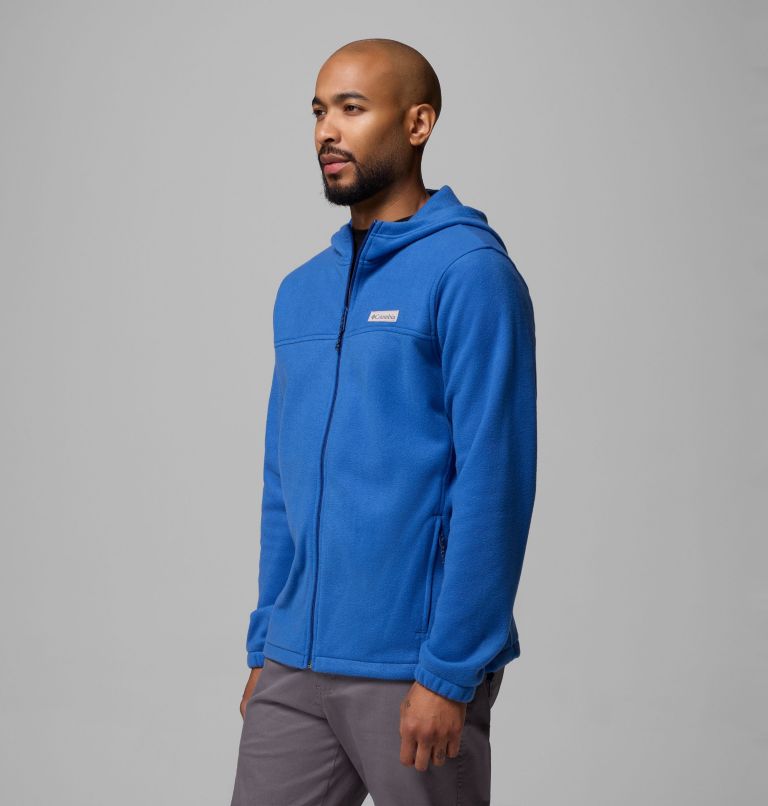Men's Steens Mountain Full Zip Fleece Hoodie, Color: Mountain Blue, image 4