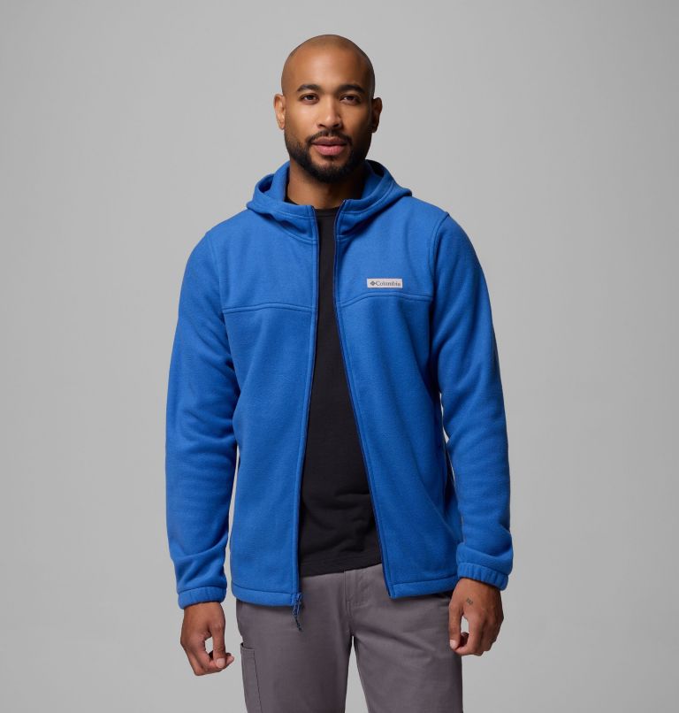Men's Steens Mountain Full Zip Fleece Hoodie, Color: Mountain Blue, image 5