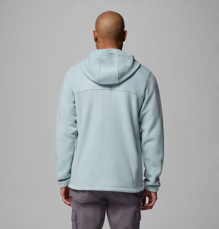 Men's Steens Mountain Full Zip Fleece Hoodie, Color: Crushed Blue, image 3