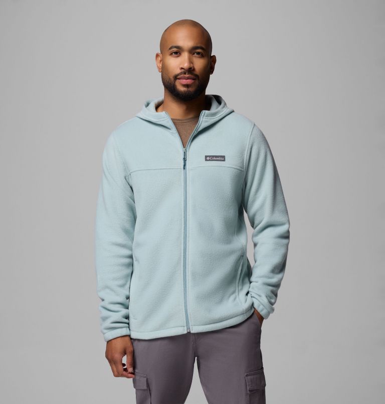 Men's Steens Mountain Full Zip Fleece Hoodie, Color: Crushed Blue, image 1