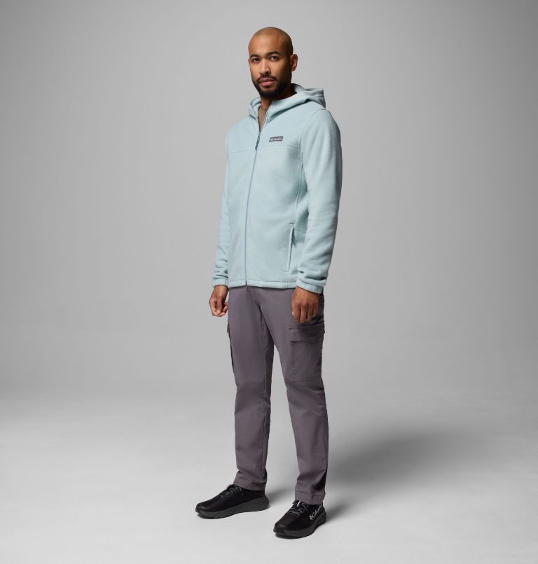Men's Steens Mountain Full Zip Fleece Hoodie, Color: Crushed Blue, image 2