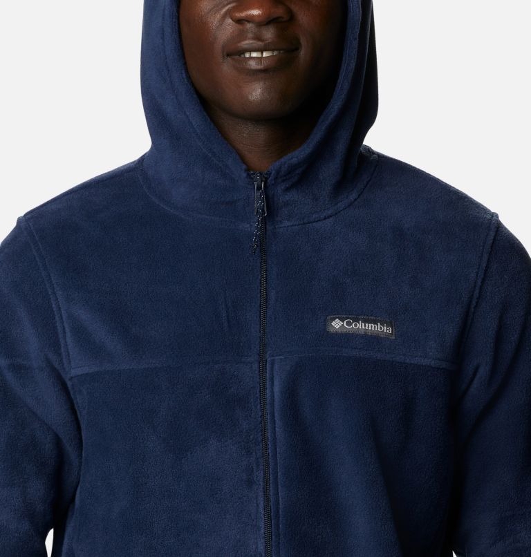 Chandail à capuchon à fermeture éclair en polaire Steens Mountain Homme, Color: Collegiate Navy, image 4