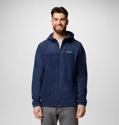 Men's Steens Mountain Full Zip Fleece Hoodie, Color: Collegiate Navy, image 17