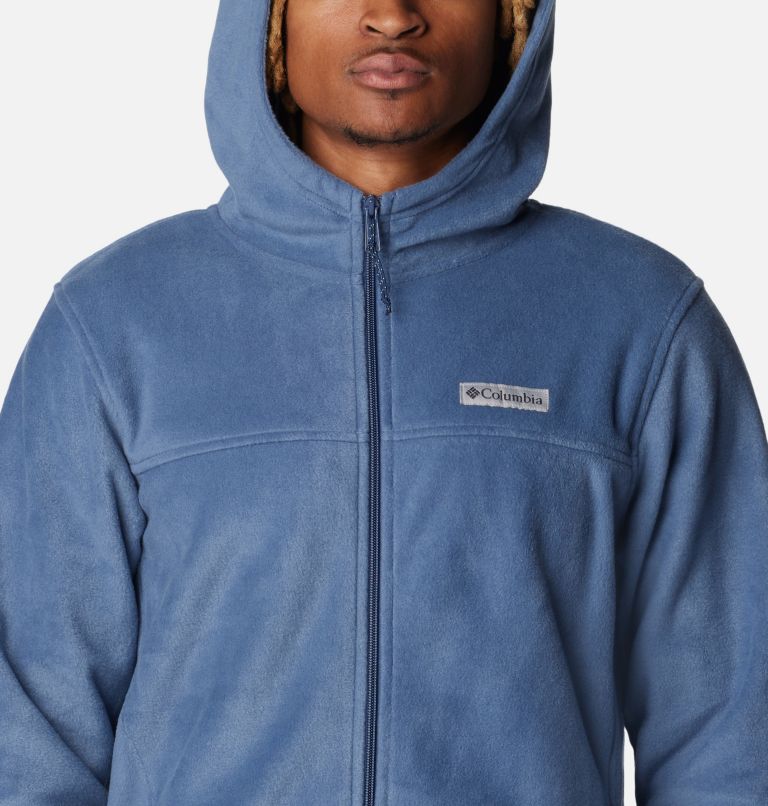 Mens fuzzy best sale zip up hoodie