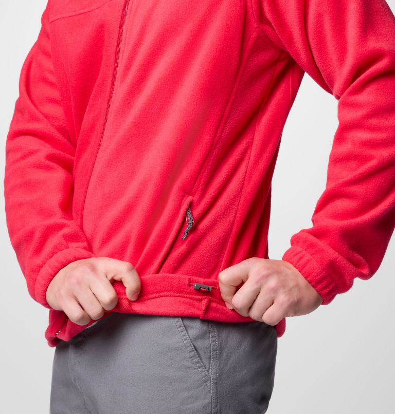 Men's Steens Mountain Full Zip Fleece Hoodie, Color: Mountain Red, image 7