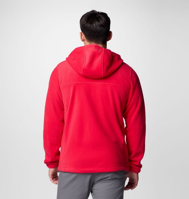 Men's Steens Mountain Full Zip Fleece Hoodie, Color: Mountain Red, image 3