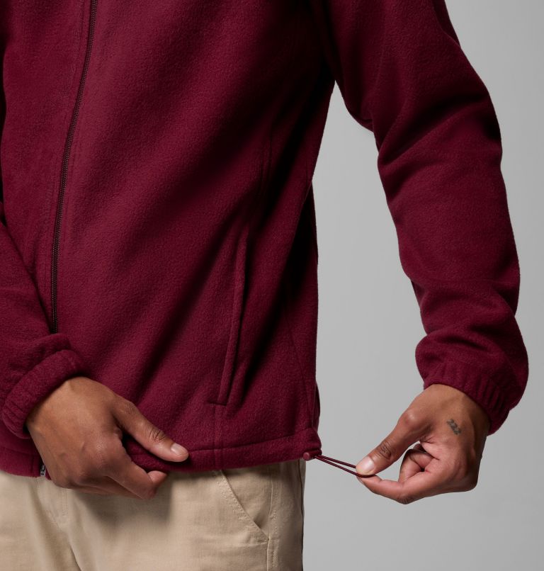 Men's Steens Mountain Full Zip Fleece Hoodie, Color: Rich Wine, image 7