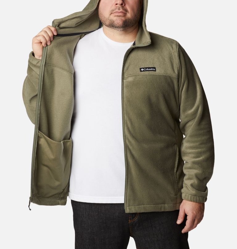Thumbnail: Steens Mountain Full Zip Hoodie | 397 | 3X, Color: Stone Green, image 5