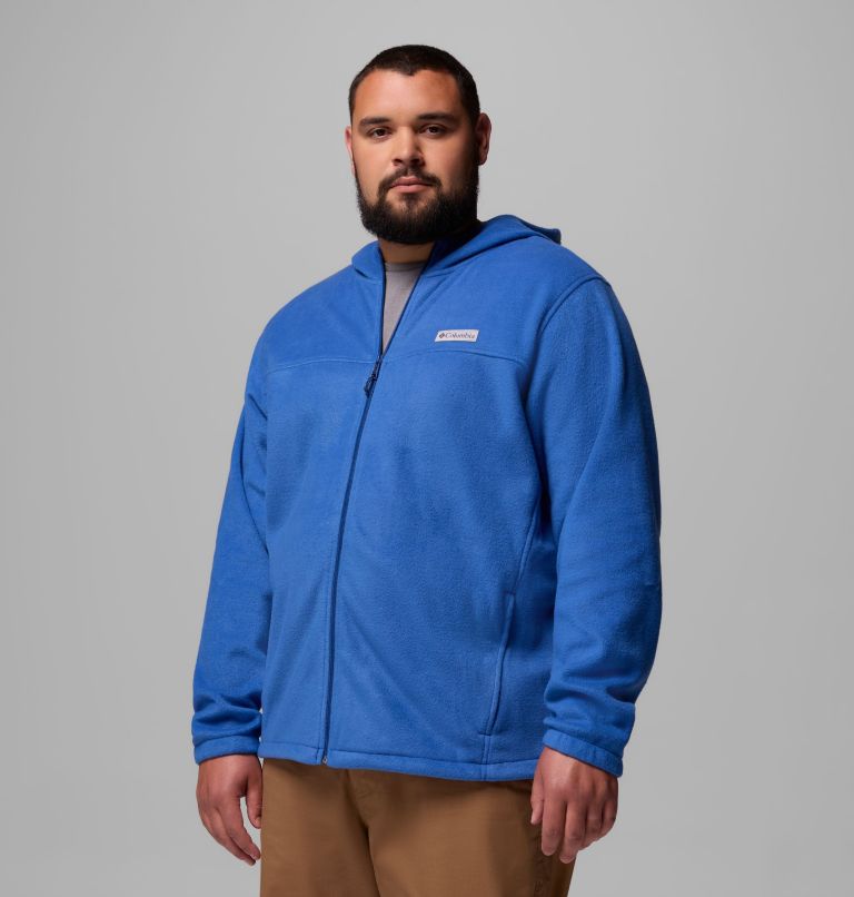Men's Steens Mountain Full Zip Fleece Hoodie - Big, Color: Mountain Blue, image 4