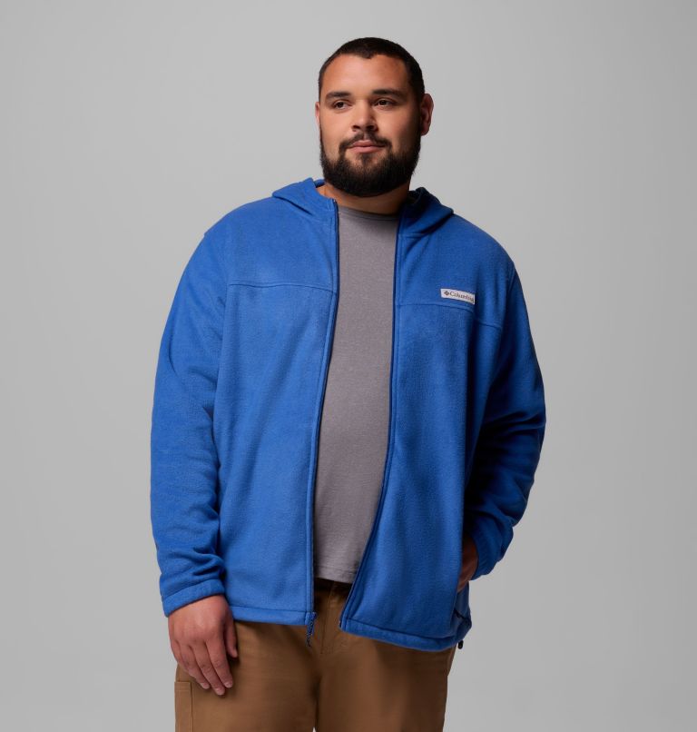 Men's Steens Mountain Full Zip Fleece Hoodie - Big, Color: Mountain Blue, image 5