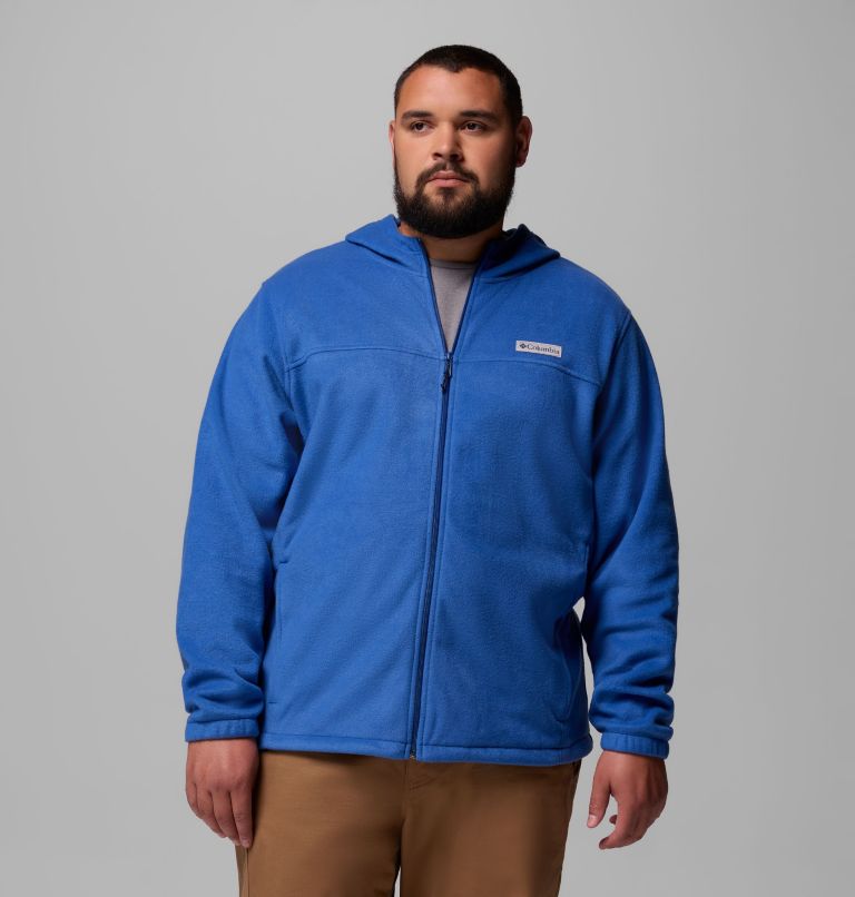 Men's Steens Mountain Full Zip Fleece Hoodie - Big, Color: Mountain Blue, image 1