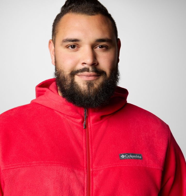 Men's Steens Mountain Full Zip Fleece Hoodie - Big, Color: Mountain Red, image 5
