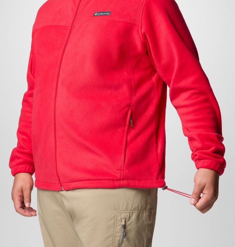 Men's Steens Mountain Full Zip Fleece Hoodie - Big, Color: Mountain Red, image 6