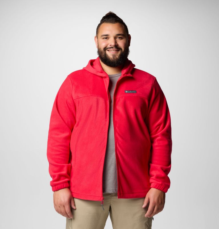 Men's Steens Mountain Full Zip Fleece Hoodie - Big, Color: Mountain Red, image 7