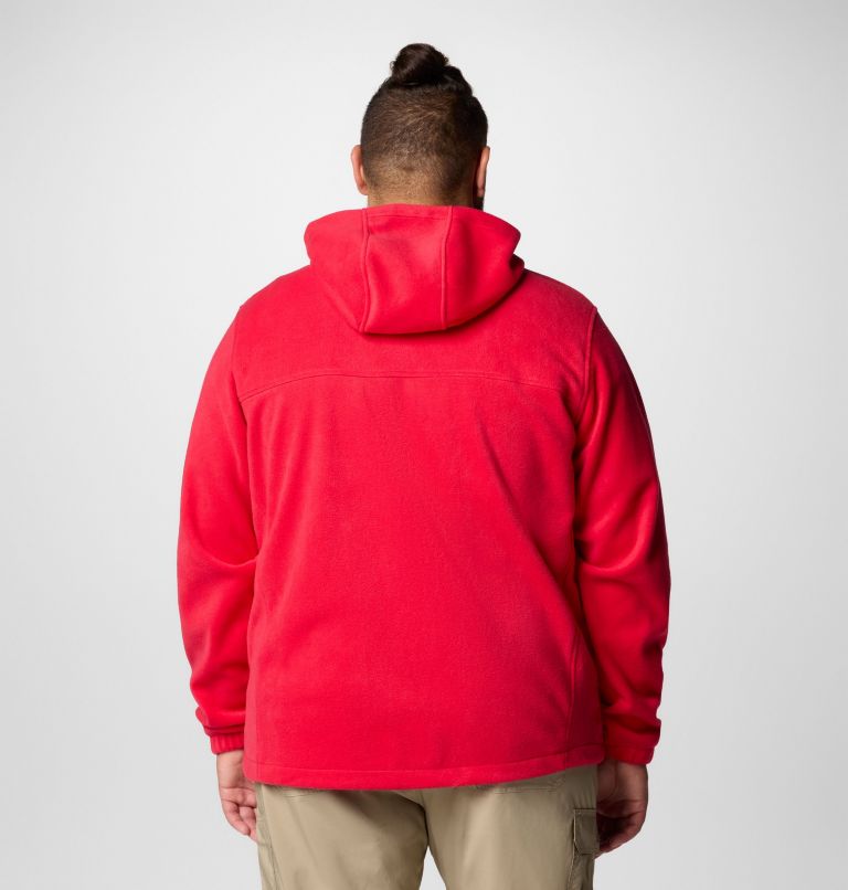 Men's Steens Mountain Full Zip Fleece Hoodie - Big, Color: Mountain Red, image 3