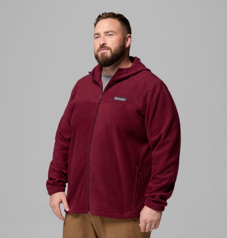 Men's Steens Mountain Full Zip Fleece Hoodie - Big, Color: Rich Wine, image 4