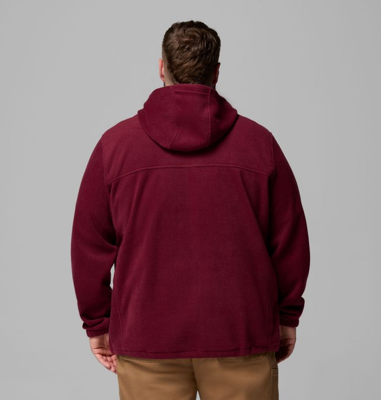 Men's Steens Mountain Full Zip Fleece Hoodie - Big, Color: Rich Wine, image 3