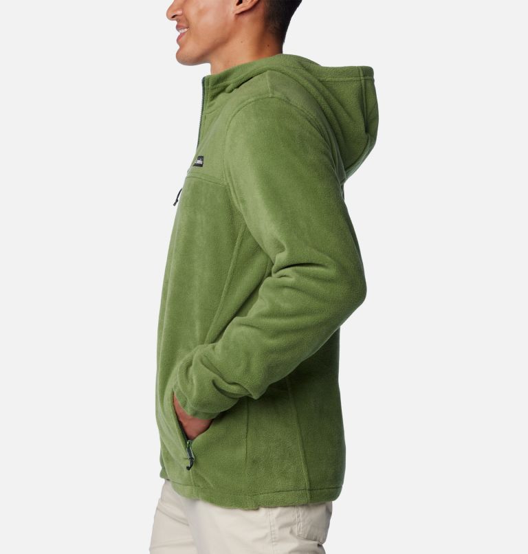 Men's Steens Mountain Full Zip Fleece Hoodie - Tall, Color: Canteen, image 3
