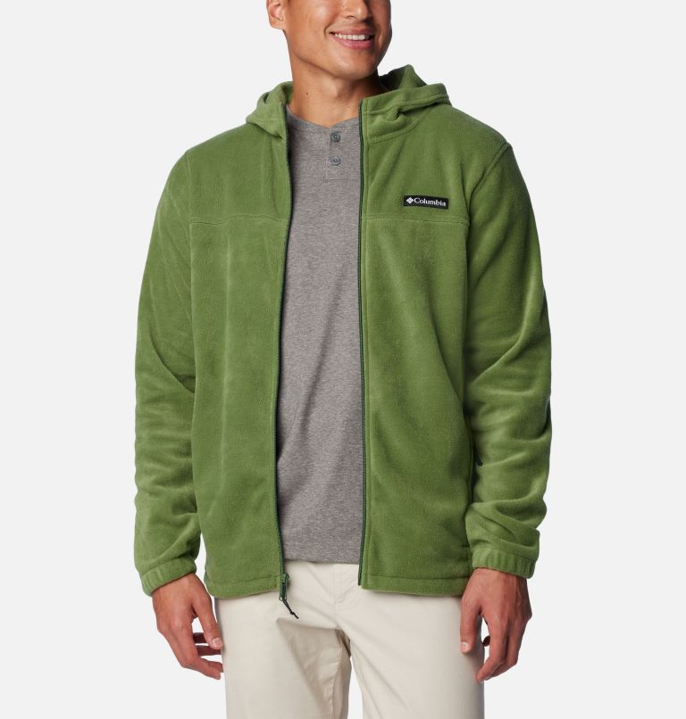 Men's Steens Mountain Full Zip Fleece Hoodie - Tall, Color: Canteen, image 7