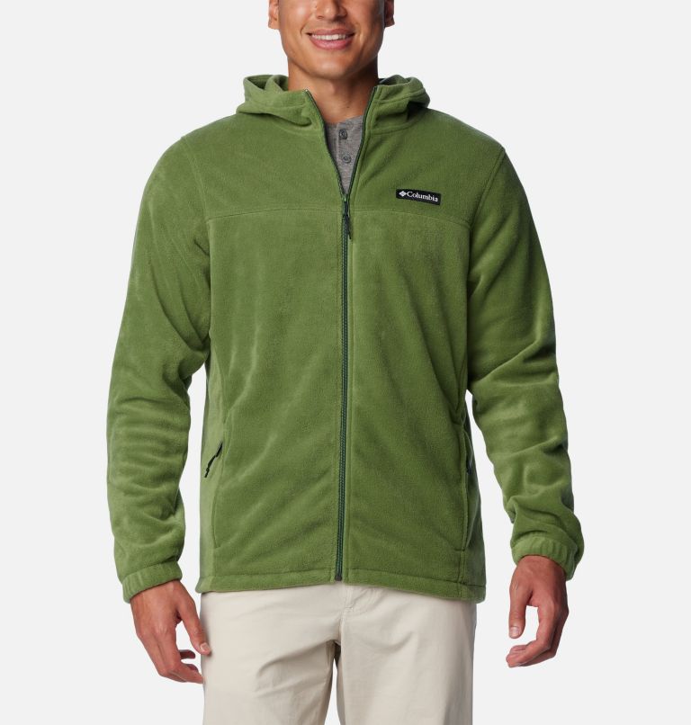 Men's Steens Mountain Full Zip Fleece Hoodie - Tall, Color: Canteen, image 1