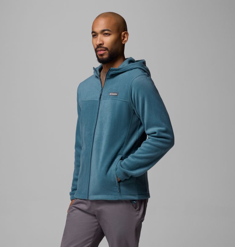 Men's Steens Mountain Full Zip Fleece Hoodie - Tall, Color: Everblue, image 4
