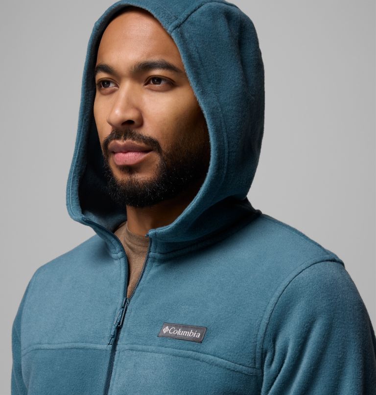 Men's Steens Mountain Full Zip Fleece Hoodie - Tall, Color: Everblue, image 6
