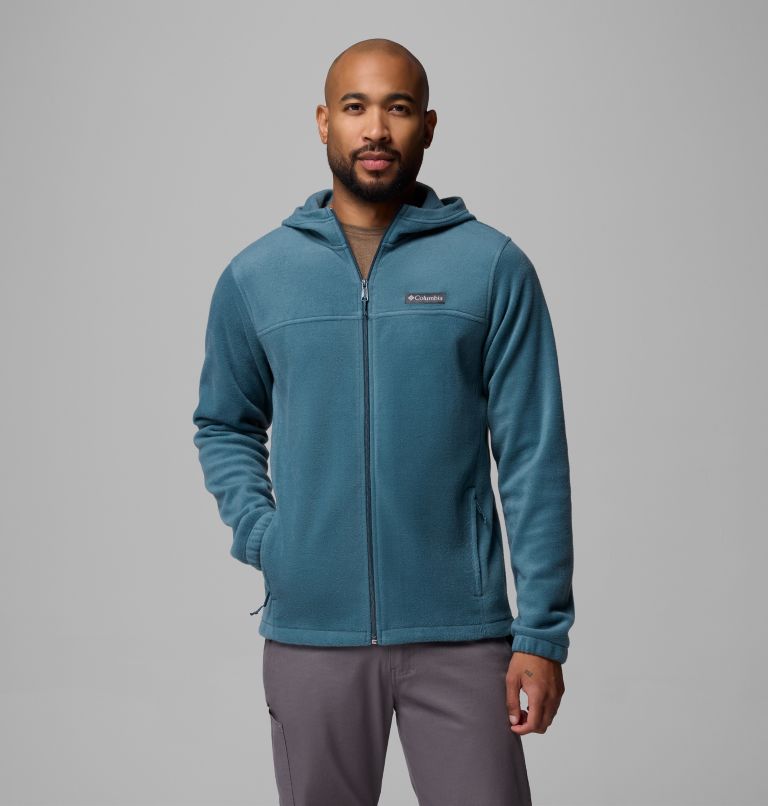 Men's Steens Mountain Full Zip Fleece Hoodie - Tall, Color: Everblue, image 1
