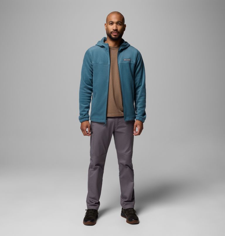 Men's Steens Mountain Full Zip Fleece Hoodie - Tall, Color: Everblue, image 2