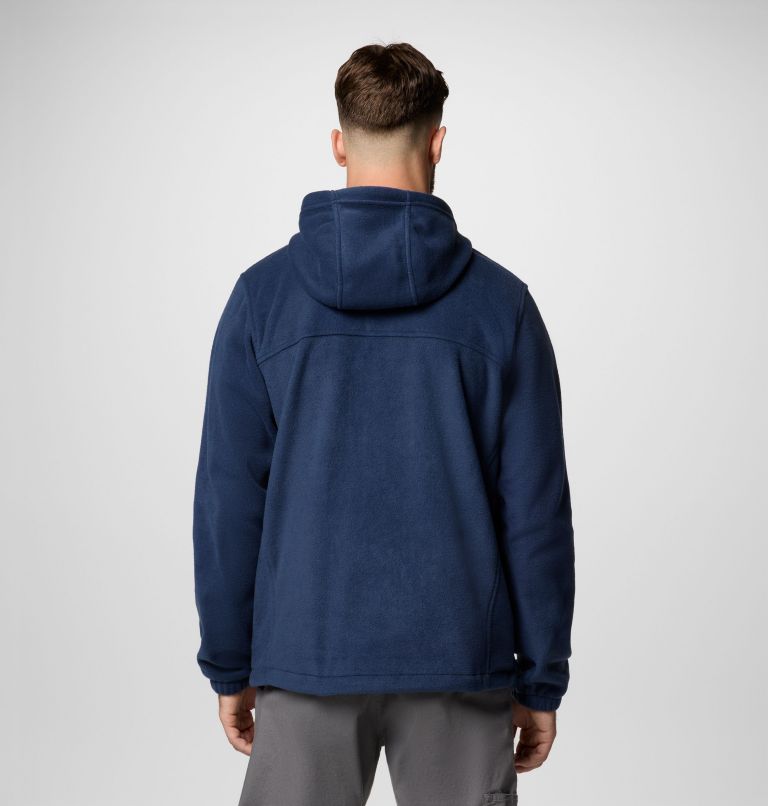 Men's Steens Mountain Full Zip Fleece Hoodie - Big | 465 | LT, Color: Collegiate Navy, image 3