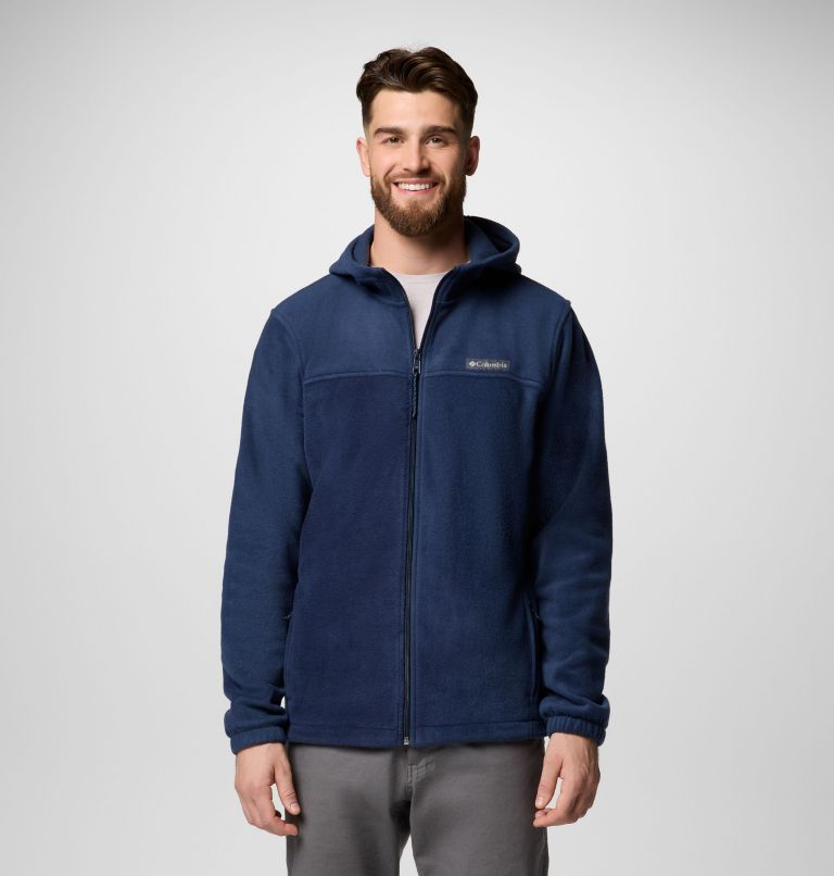 Men's Steens Mountain Full Zip Fleece Hoodie - Big | 465 | LT, Color: Collegiate Navy, image 1