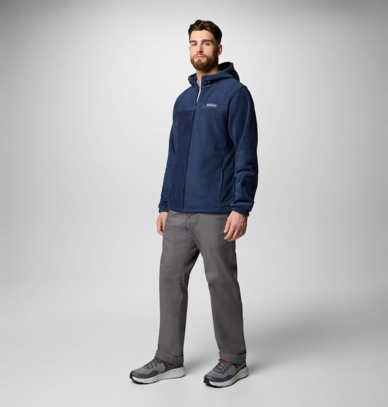 Men's Steens Mountain Full Zip Fleece Hoodie - Big | 465 | LT, Color: Collegiate Navy, image 2