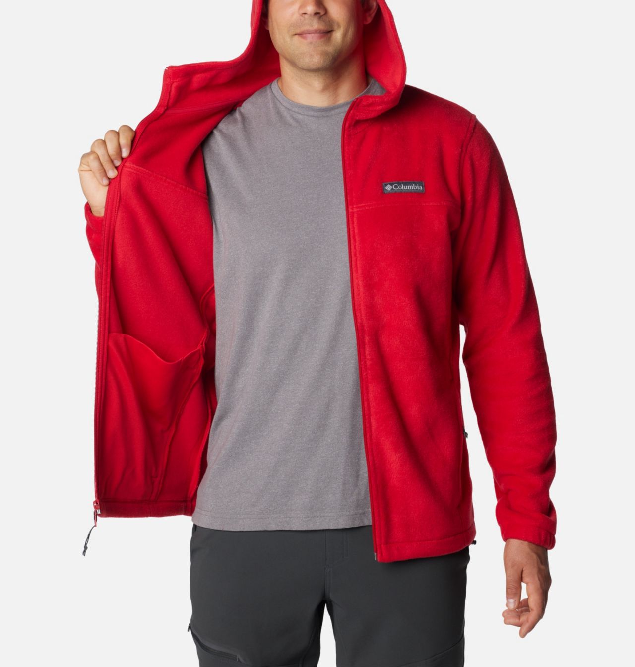 Men's Steens Mountain Full Zip Fleece Hoodie - Big | 614 | 4XT 5
