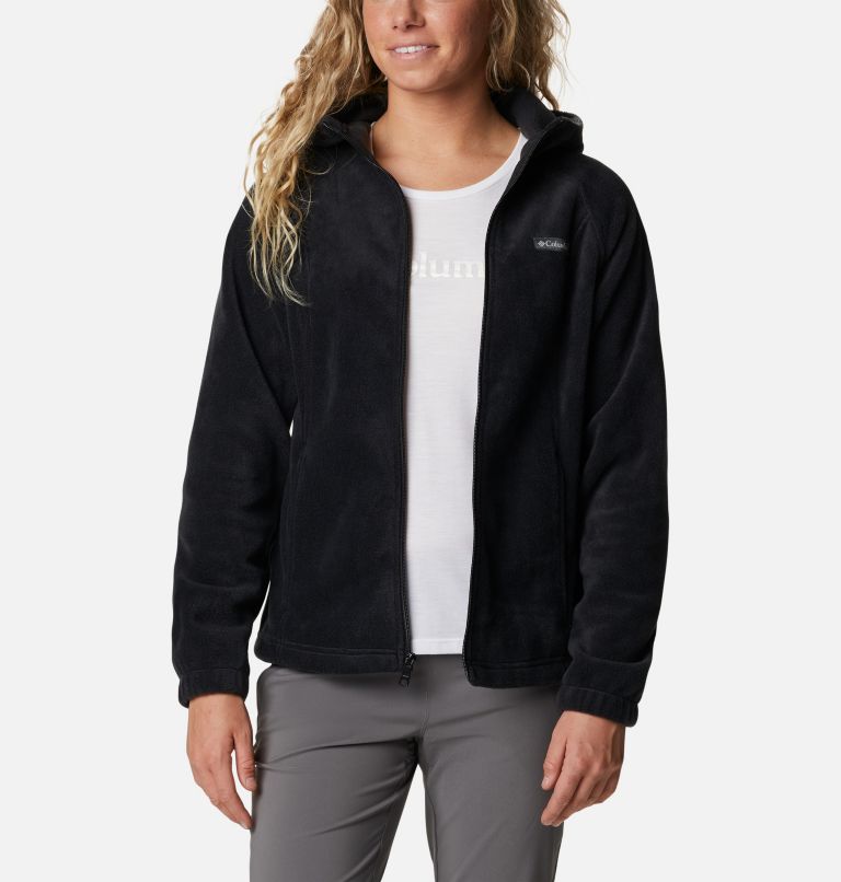Women's Benton Springs Full Zip Fleece Hoodie, Color: Black, image 8