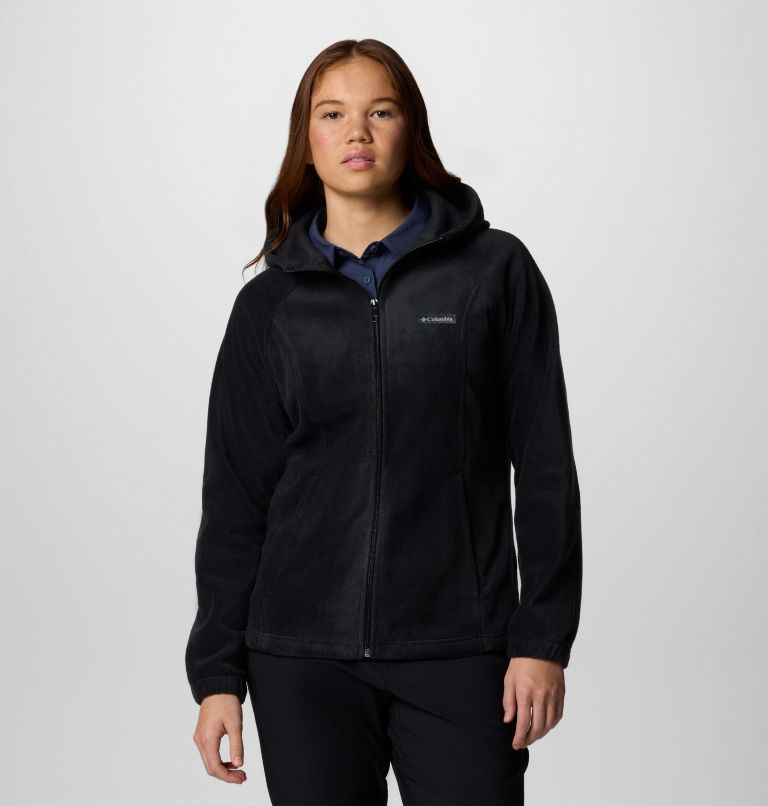 Women's Benton Springs Full Zip Fleece Hoodie, Color: Black, image 1