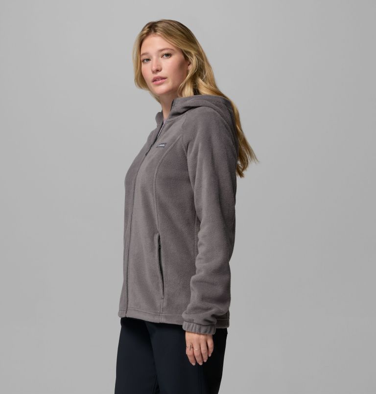 Women's Benton Springs Full Zip Fleece Hoodie, Color: City Grey, image 4