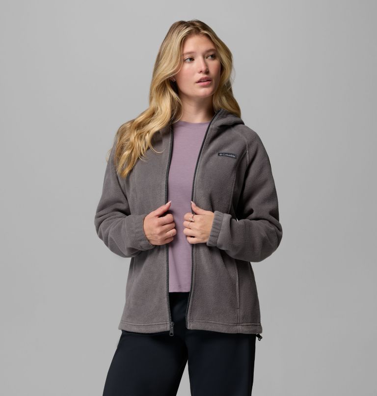 Women's Benton Springs Full Zip Fleece Hoodie, Color: City Grey, image 5