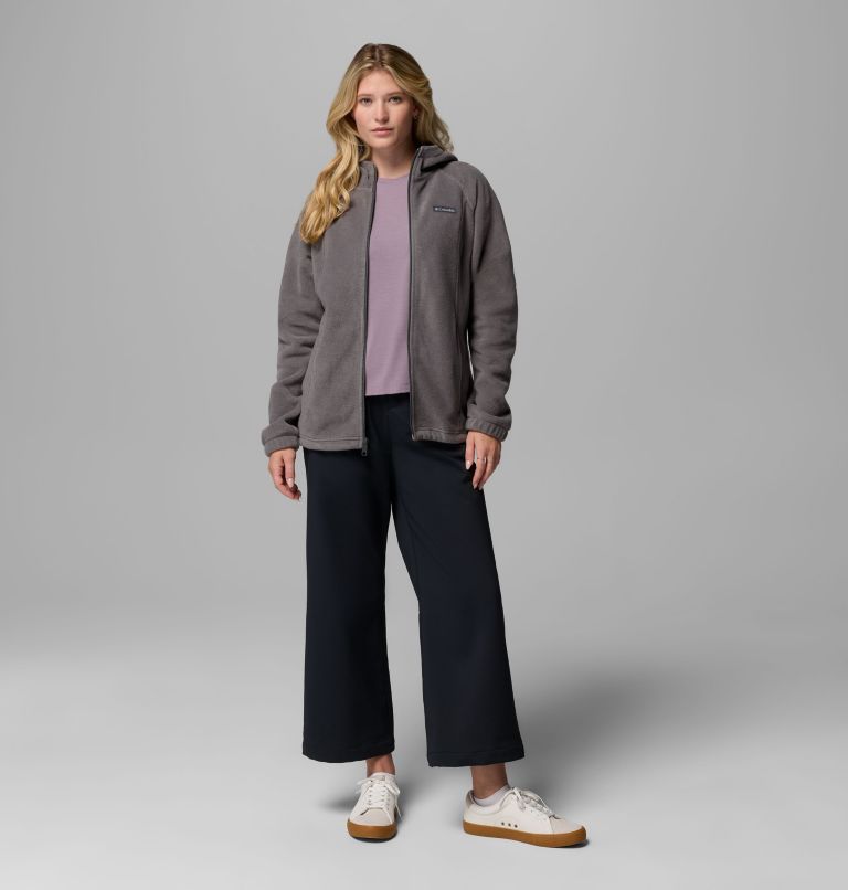 Women's Benton Springs Full Zip Fleece Hoodie, Color: City Grey, image 2