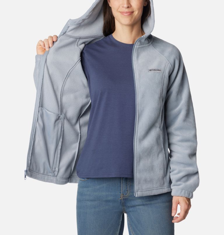 Women's Benton Springs Full Zip Fleece Hoodie, Color: Tradewinds Grey, image 5