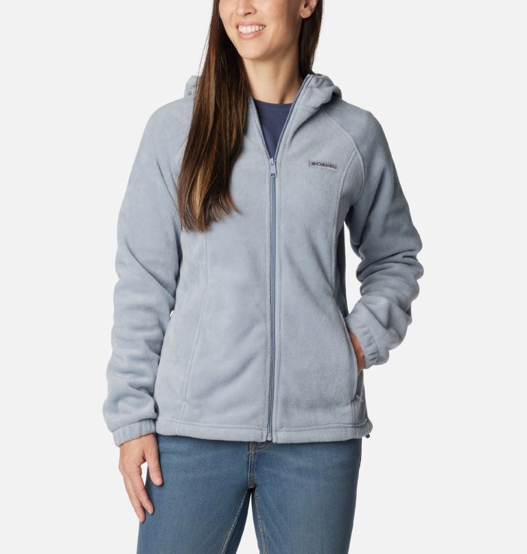Women's Benton Springs Full Zip Fleece Hoodie, Color: Tradewinds Grey, image 1