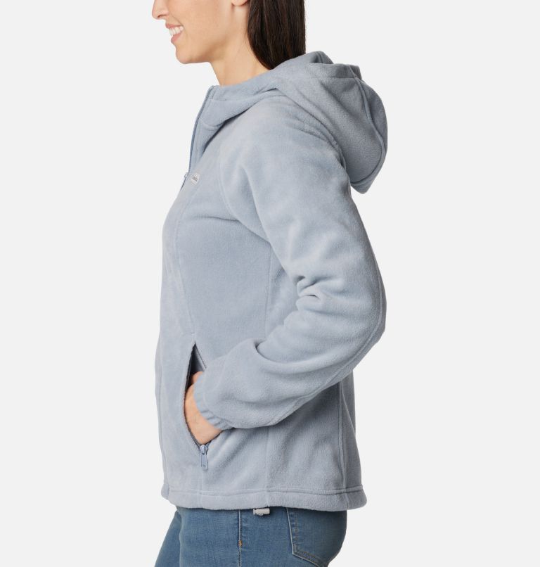 Women's Benton Springs Full Zip Fleece Hoodie, Color: Tradewinds Grey, image 3