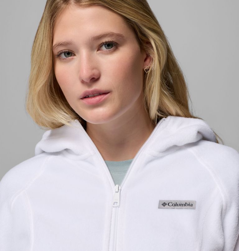 Women's Benton Springs Full Zip Fleece Hoodie, Color: White, image 6