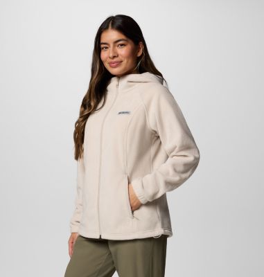 Women's Benton Springs Full Zip Fleece Hoodie, Color: Dark Stone, image 3