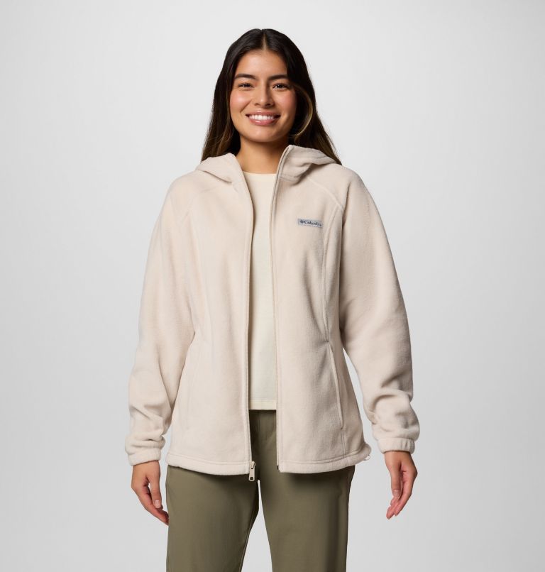 Women's Benton Springs Full Zip Fleece Hoodie, Color: Dark Stone, image 6