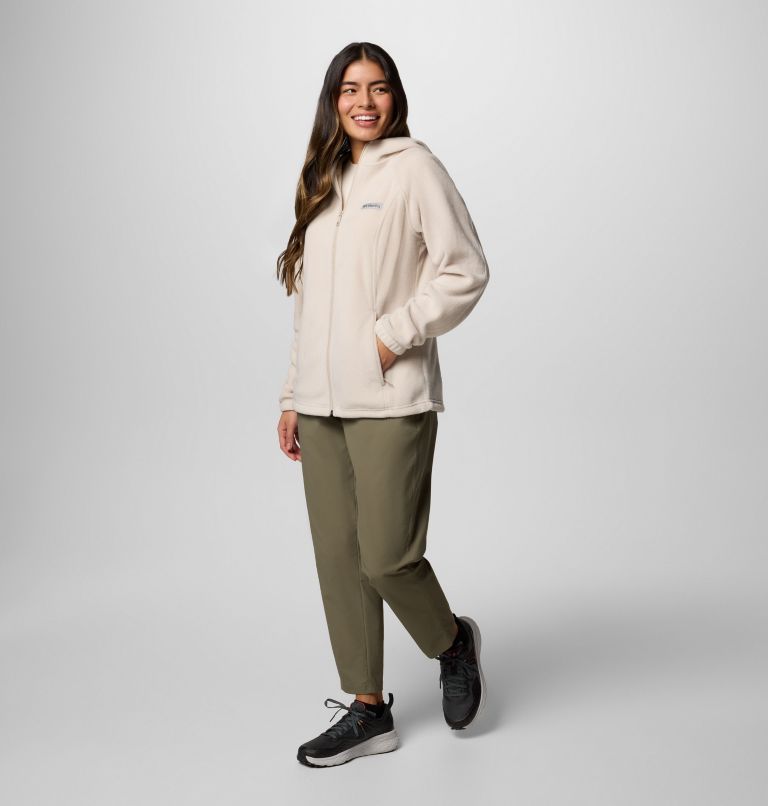 Women's Benton Springs Full Zip Fleece Hoodie, Color: Dark Stone, image 7
