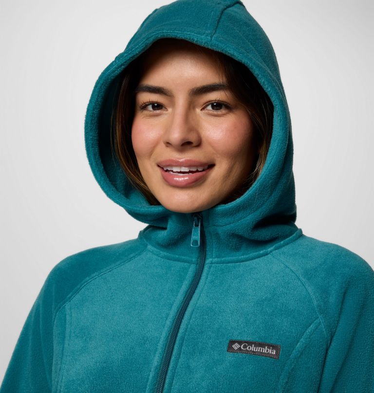 Women's Benton Springs Full Zip Fleece Hoodie, Color: River Blue, image 4
